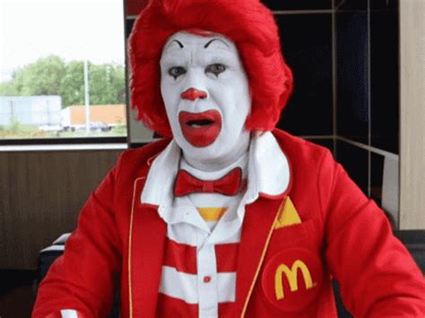 ronald mcdonald disapproves gif|Ronald Mcdonald GIFs .